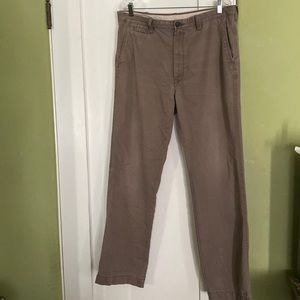 36x34 Beige Khaki Relaxed Straight Fit Pants